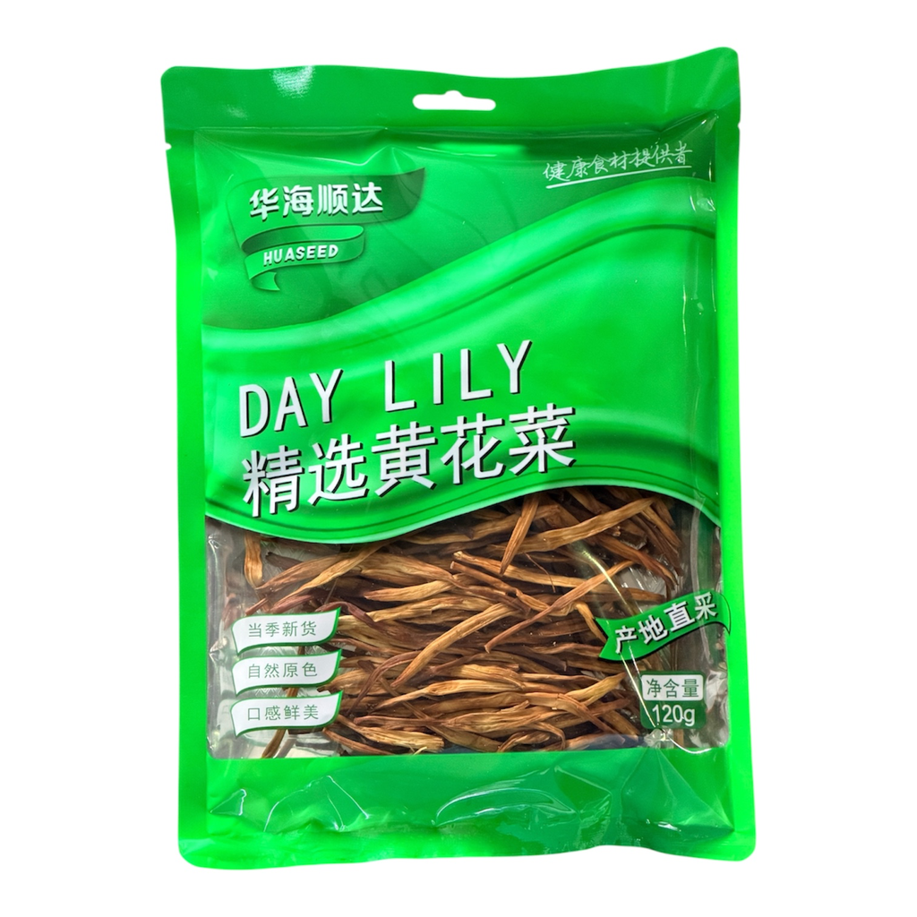 [HHSDHHC] HHSD Dried Daylily 华海顺达精选黄花菜120g
