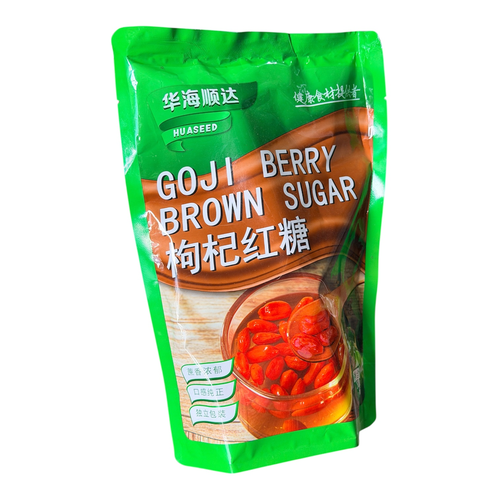 [HHSDGJHT] HHSD Goji Berry Brown Suagar 华海顺达枸杞红糖280g