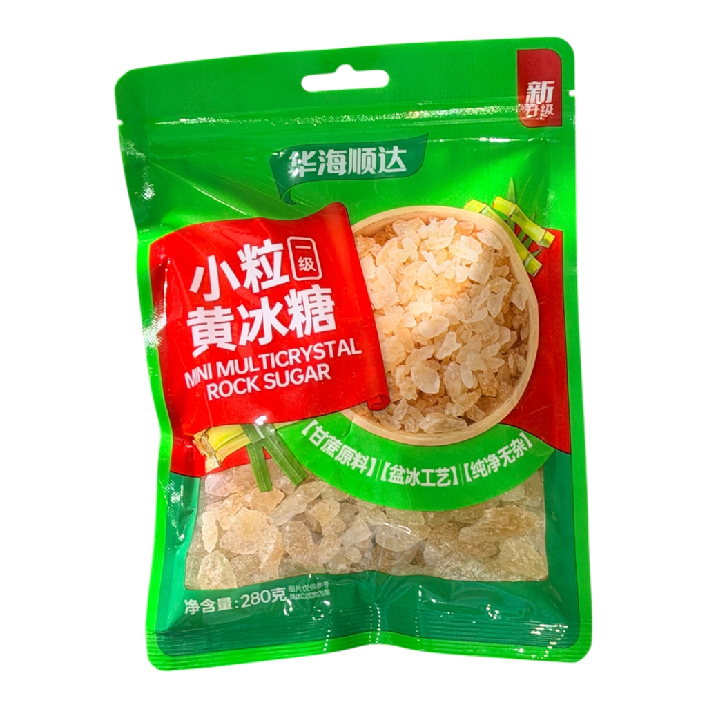 [HHSDHBT] HHSD Mini Yellow Crystal Sugar 华海顺达小粒黄冰糖280g