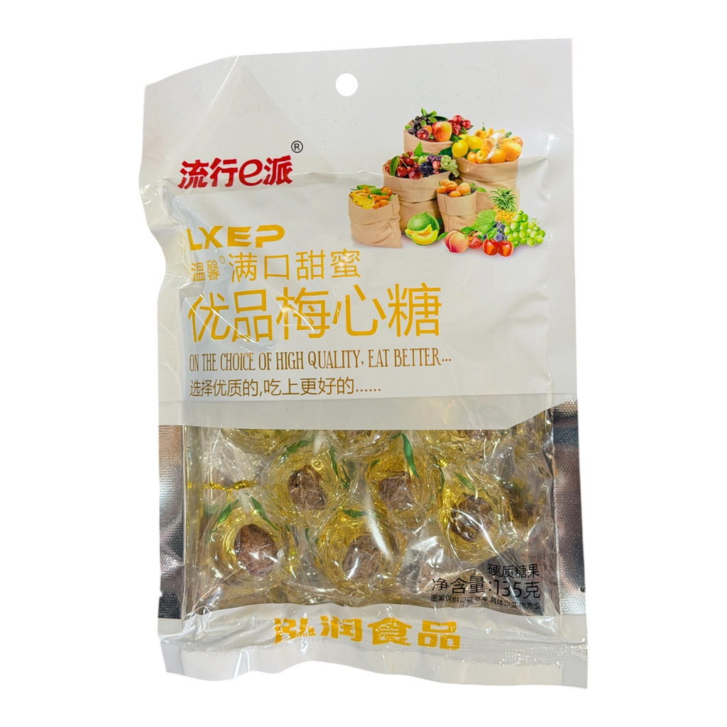 [MXBYW] LXEP Plum Heart Loli Candy 135g  流行E派优品-梅心棒