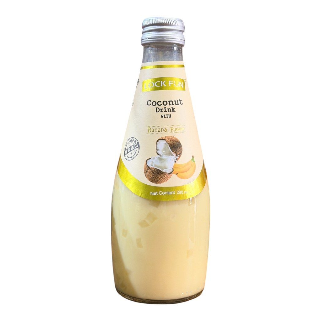 [LKFXJW] Lock Fun Banana Fruit Drink 290ml 乐可芬香蕉味