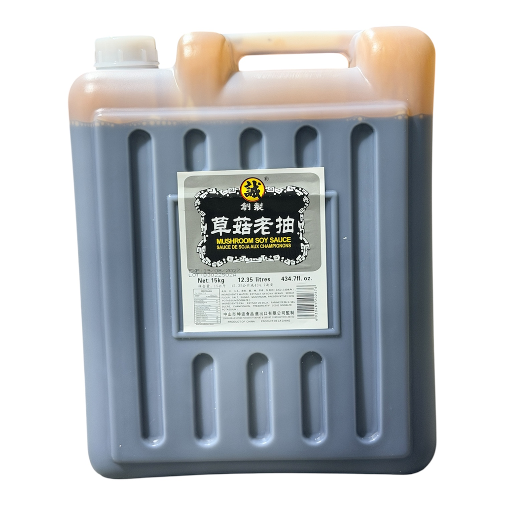 Mushroom Dark Soy Sauce 15kg 诚字草菇老抽王