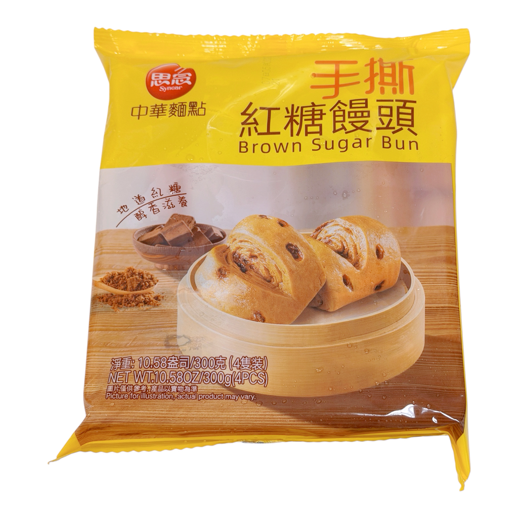 SN Brown Sugar Steamed Buns 300g 思念手撕红糖馒头