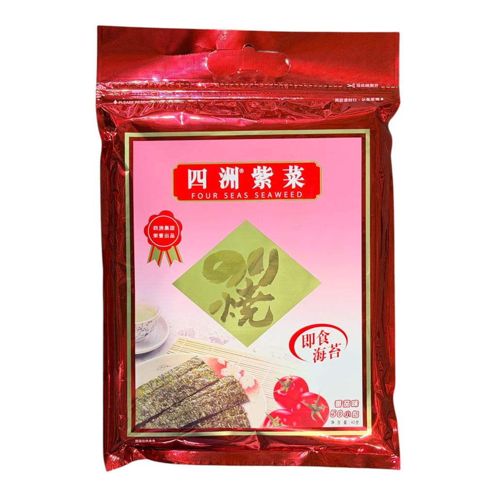 SZ Tomato Flav Seaweed 40g  四洲紫菜番茄味