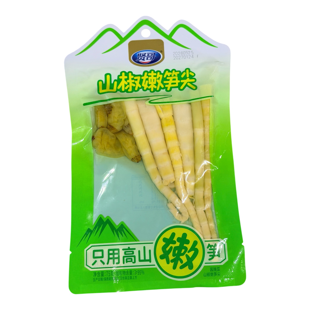 XG Spicy Bamboo Shoots 95g 贤哥野山椒笋尖