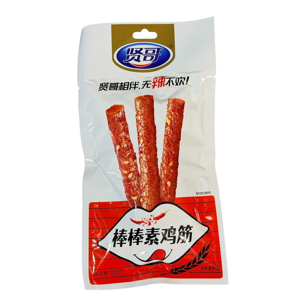 XG Spicy Vagetarian Snack 109g 贤哥棒棒素鸡筋