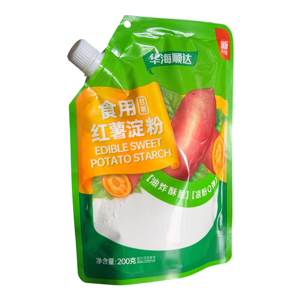 [HHSDHXDF] HHSD Sweet Potato Starch 200G 华海顺达红薯淀粉（吸嘴）