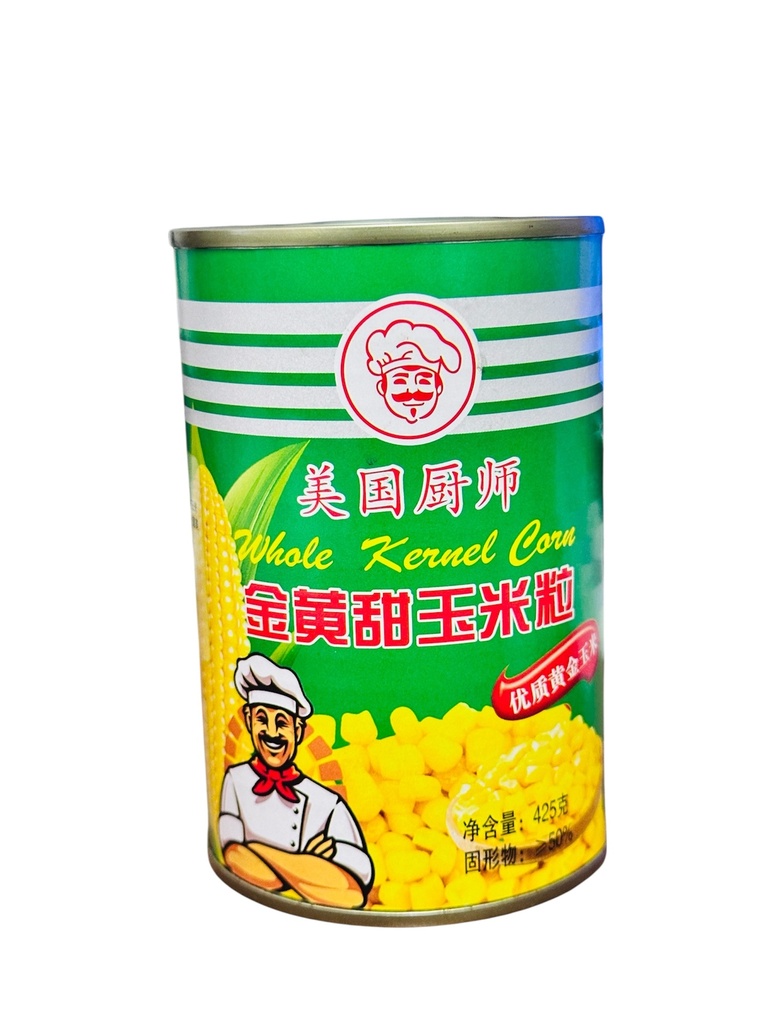 Whole Corn 425g 美国厨师金黄甜玉米粒
