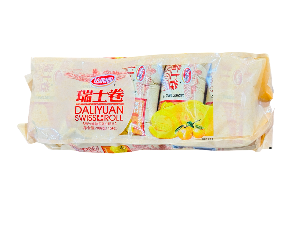 DLY Orange Biscuit Rolls 220g 10枚达利园瑞士卷香橙