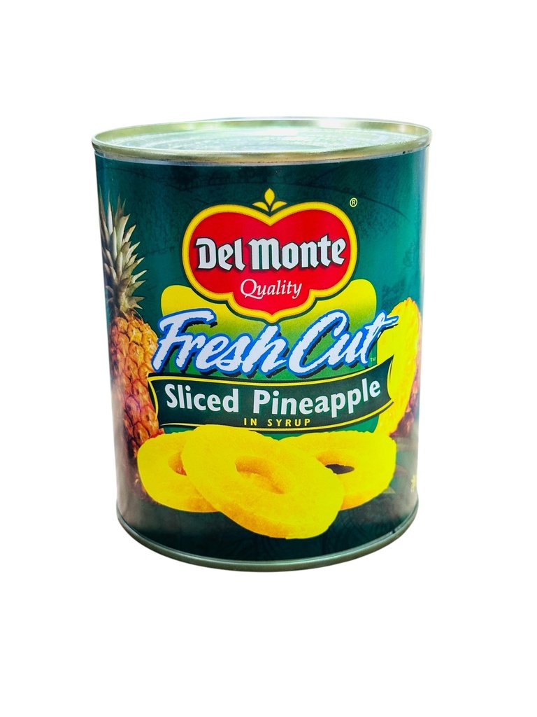 Del Monte  Sliced Pineapple in Syrup  836g 地捫糖水菠萝片罐头