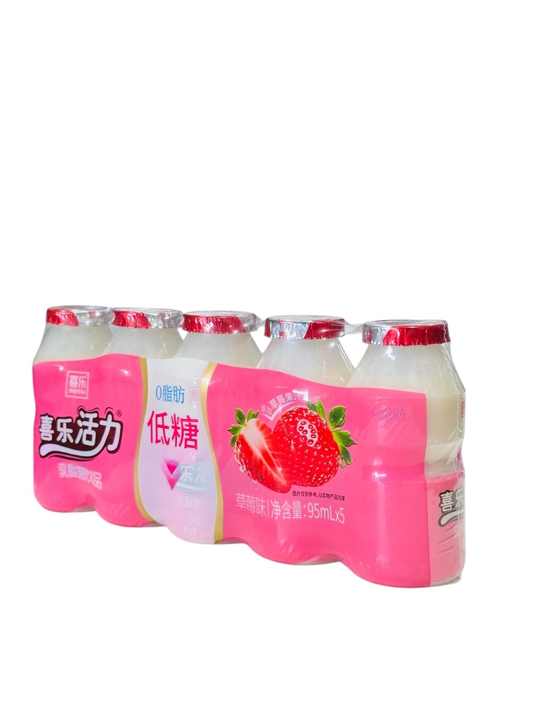 XL Strawberry Soy Drink 95ml喜乐活力草莓乳酸菌