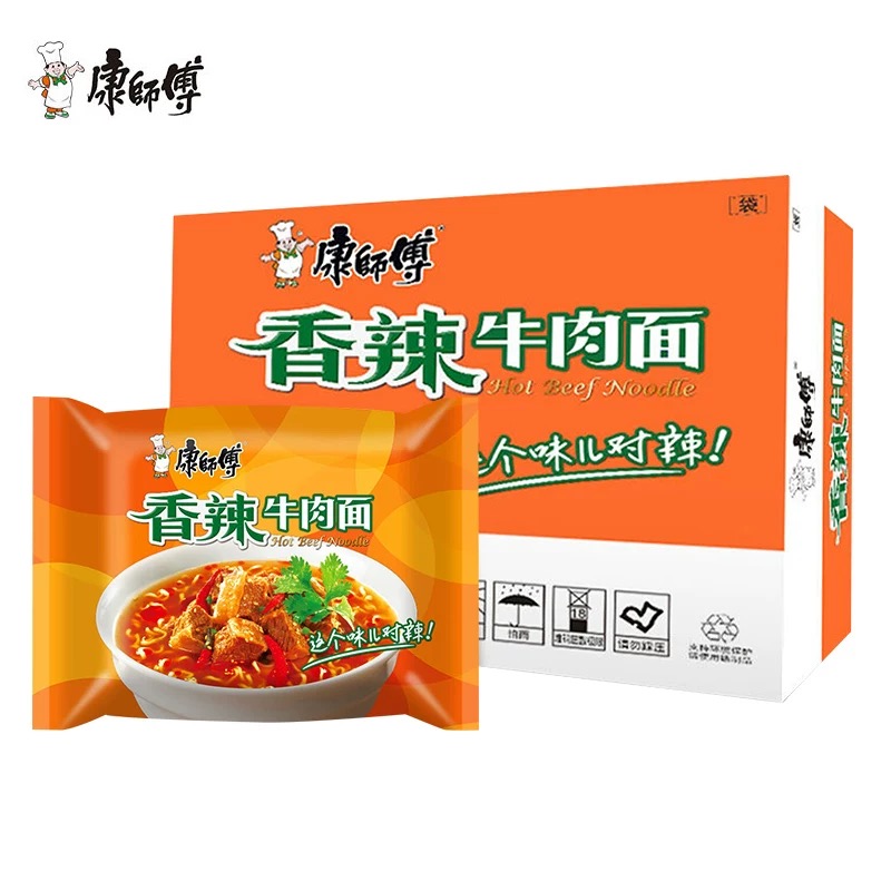 KSF Spicy Beef 105g pks 五入康师傅香辣牛肉面