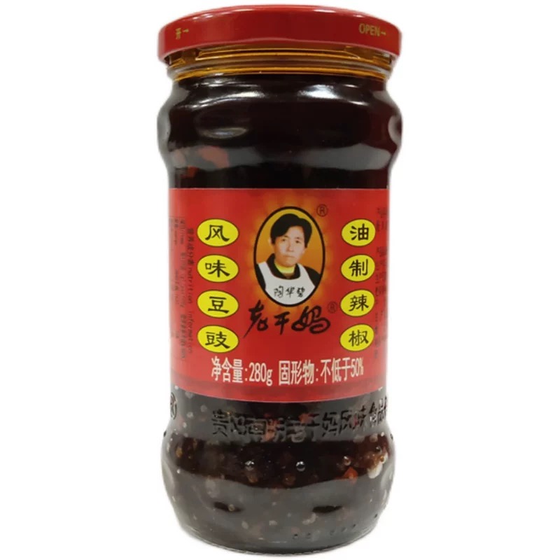 LGM Soy Bean Pepper Sauce 280g 老干妈风味豆豉