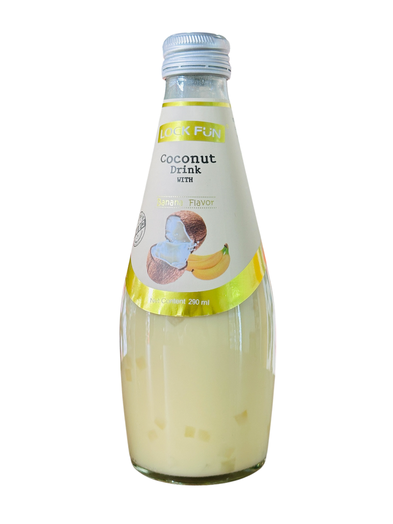 Lock Fun Banana Fruit Drink 290ml 乐可芬香蕉味