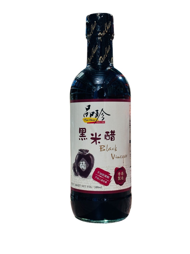 PunChun Black Vinegar 500ml 品珍黑米醋 ​