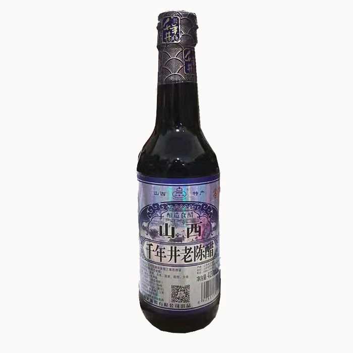 QLJ Dark Vinegar 420ml 千年井山西陈醋