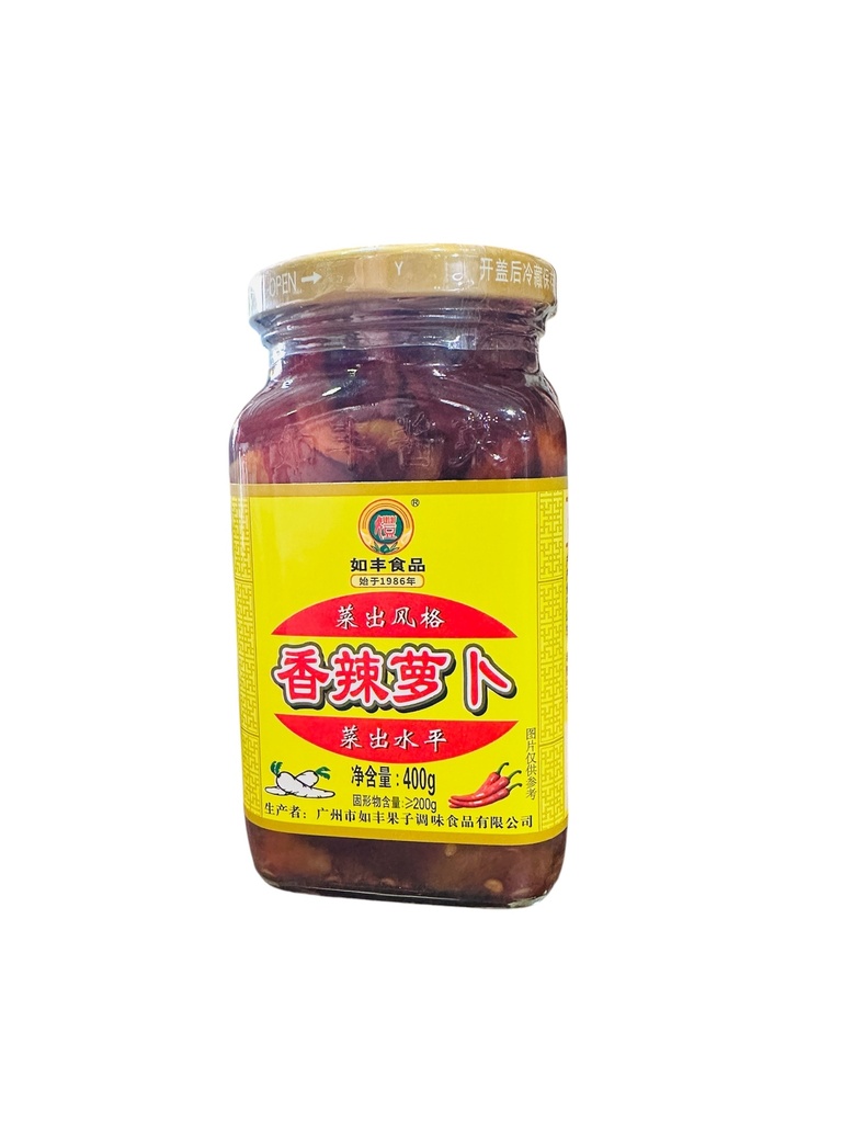 RF Spicy Pickled Radish 400g 如丰辣萝卜