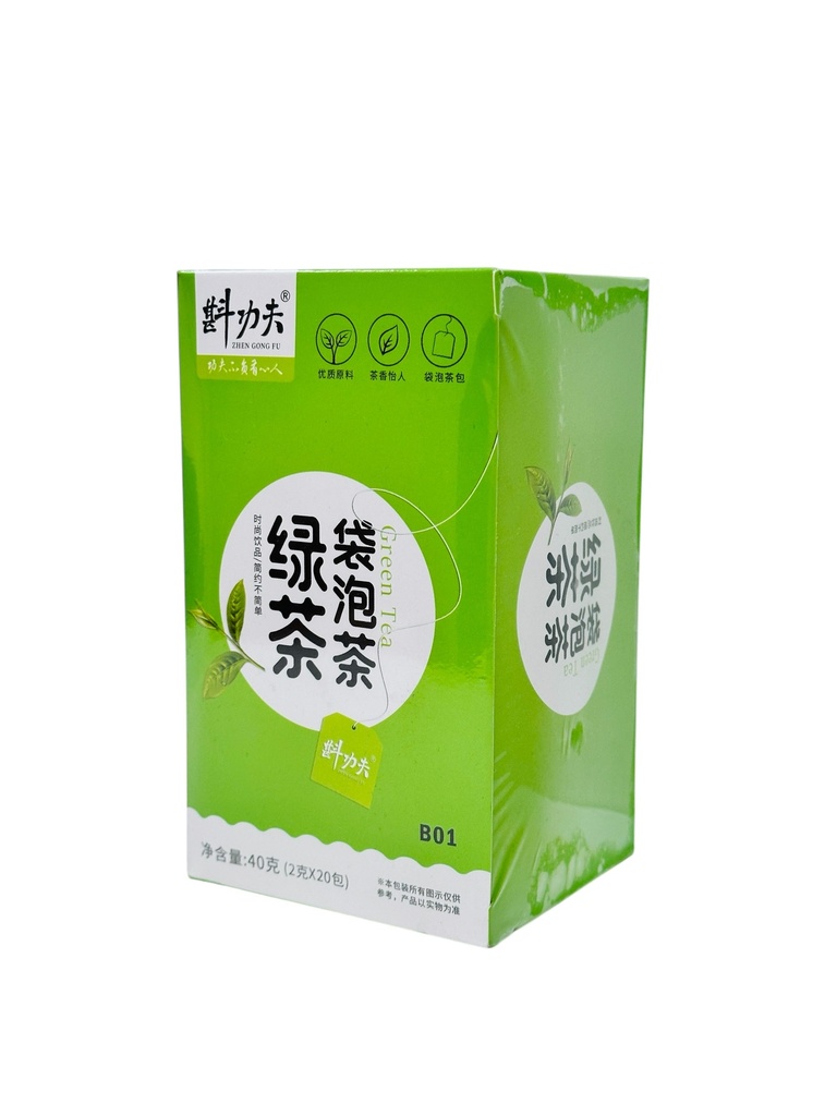 ZGF Green Tea  40g 斟功夫绿茶(B01)袋泡茶