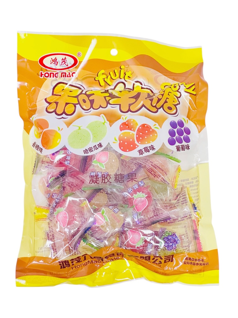 HM Mixed Fruit Flav Candy 500g 鸿茂水果杂锦软糖