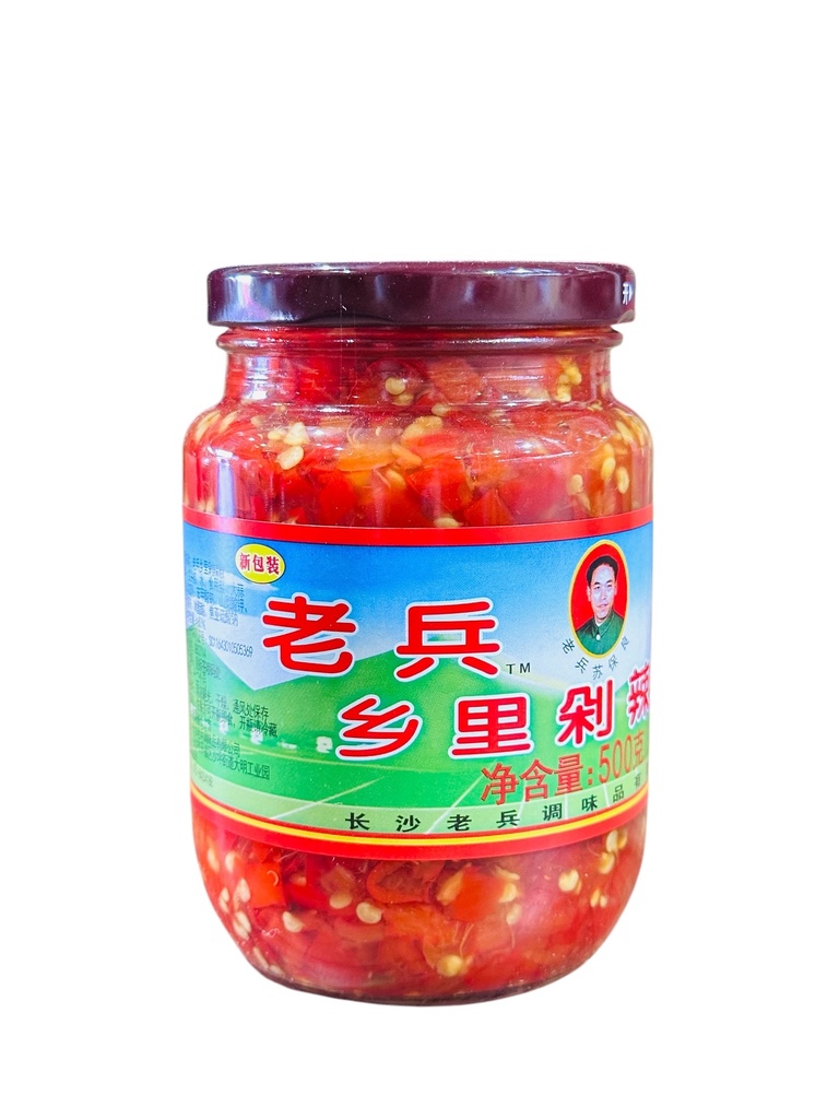 Pickled Chopped Chilli 500G 湖南老兵剁椒