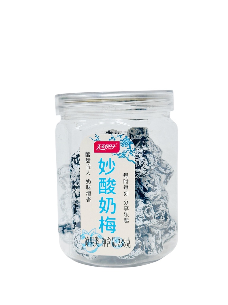 Yogurt Plum 288g 六角瓶妙酸奶梅