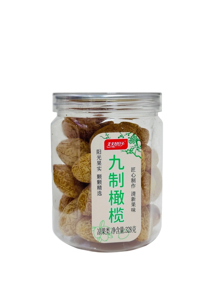 Preserved Olive 328g 六角瓶九制橄榄