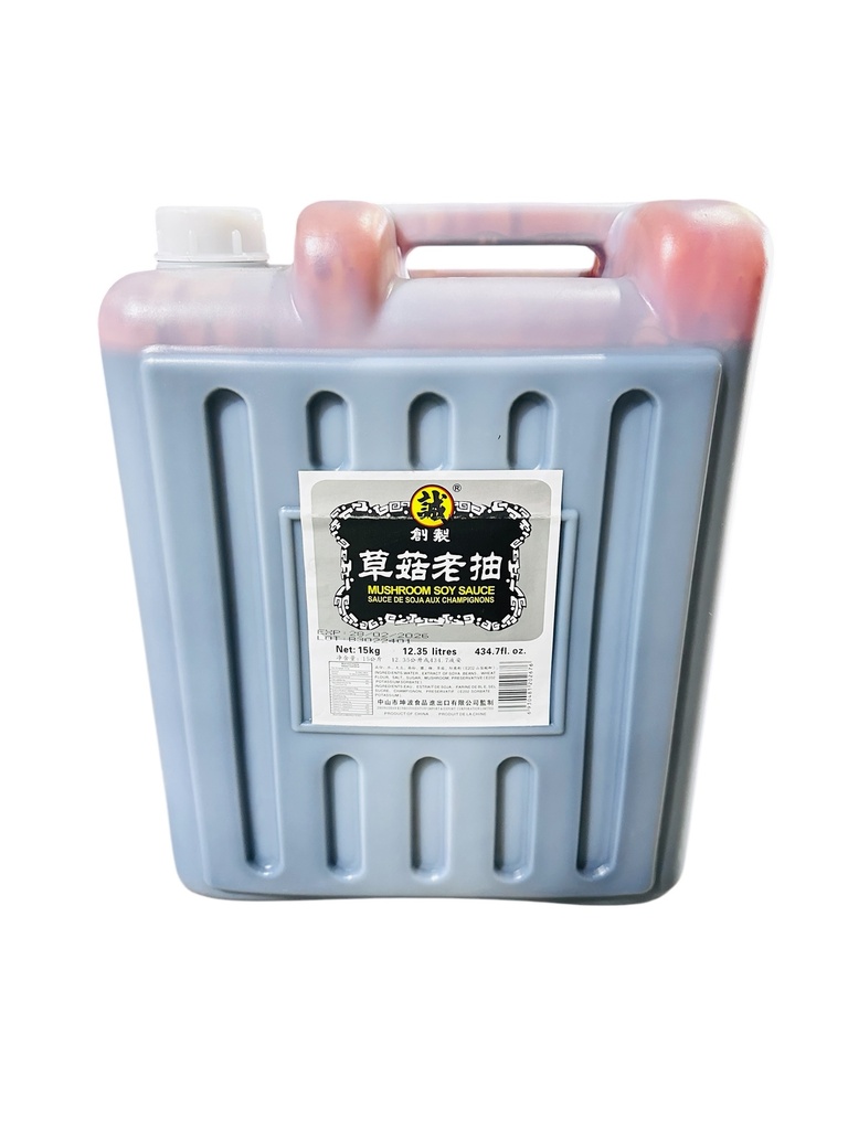 Mushroom Dark Soy Sauce 15kg 诚字草菇老抽王