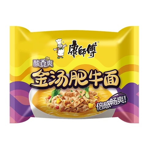 KSF Golden Soup R/Noodles 105g 五入康师金汤肥牛面