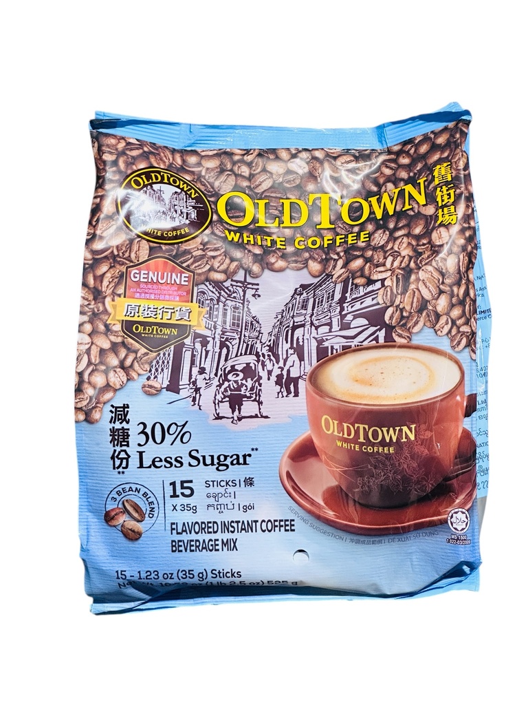 Old Town 30% Less Sugar White Coffee 15s 旧街场减糖份白咖啡