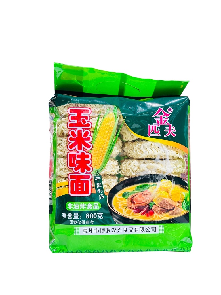 JPF Corn Noodles 金匹夫家庭装面-玉米  800g