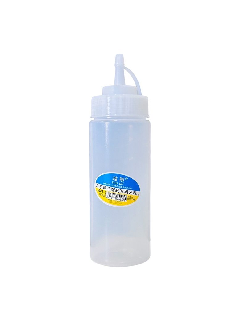 Plastic Suace Bottle 12oz 珠朔 酱汁瓶