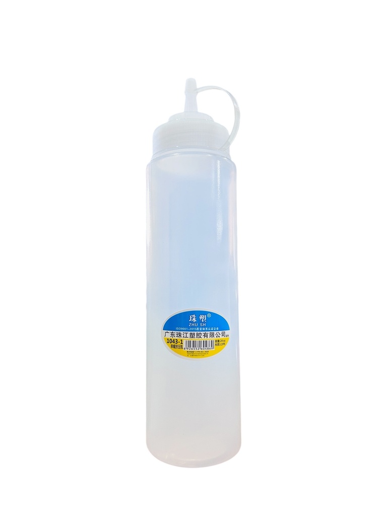 Plastic Suace Bottle 24oz 珠朔 酱汁瓶