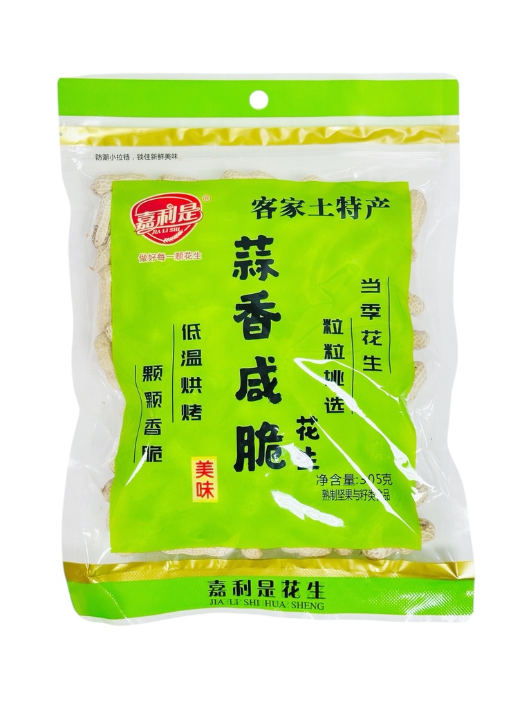 JSL Garlic Peanuts 305g嘉利是蒜香咸脆花生