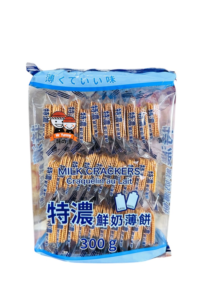 WZD Milk Biscuits 300g 味之道特鲜牛奶薄饼
