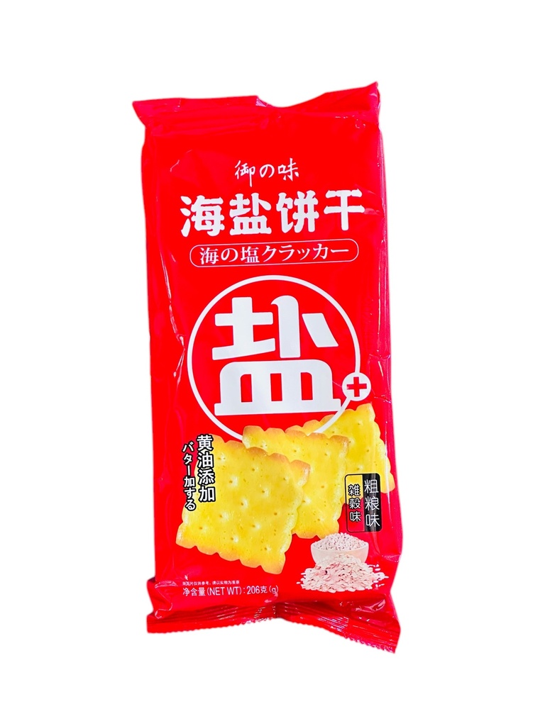 YZW Biscuits 206g  御之味-海盐饼干粗粮味