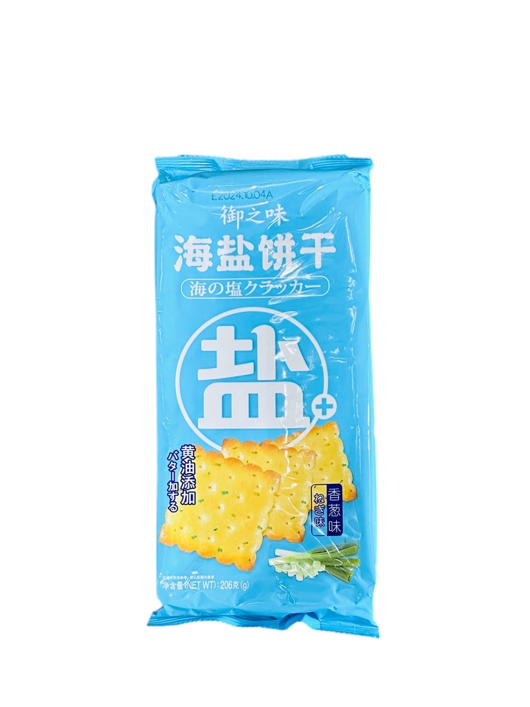 YZW Biscuits 206g 御之味-海盐饼干香葱味