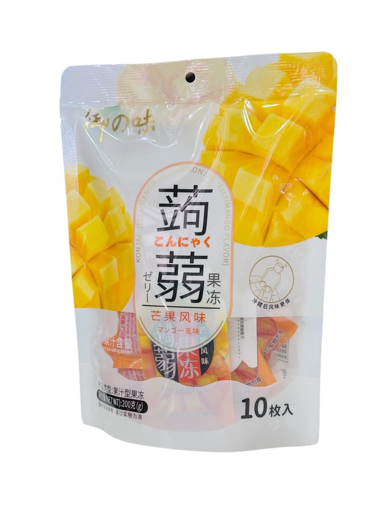 YZW Mango Flavor Jelly 200g 御之味-蒟蒻果冻芒果风味