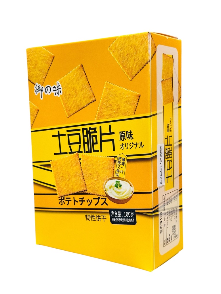 YZW Original Potato Chips 100g 御之味土豆脆片原味