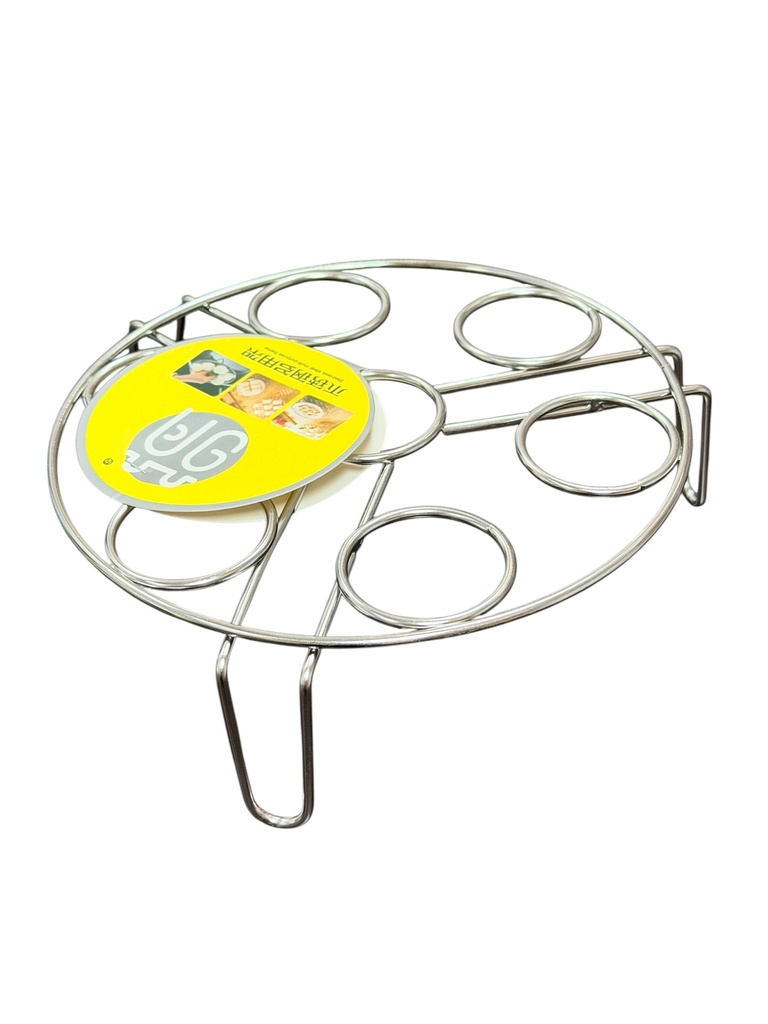 MJJ Stainless Steel Steamer 萌吉吉4188三脚18#不锈钢蛋架