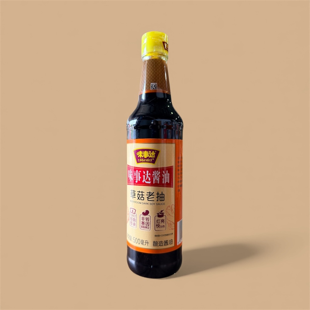 WSD Mushroom Dark Soy Sauce 500ml 味事达草菇老抽