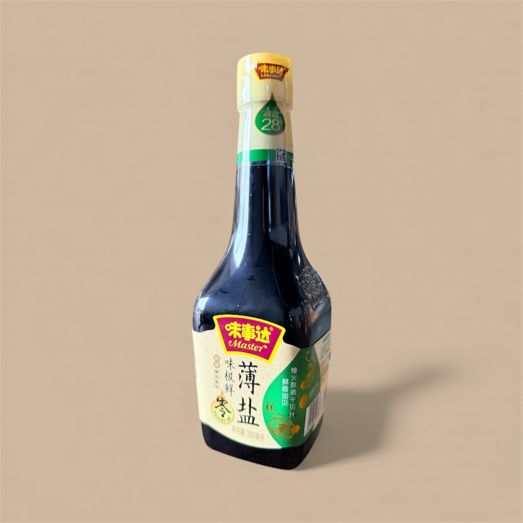 WSD Less Salt Soy Sauce 380ml 味事达薄盐味极鲜特级酿造酱油