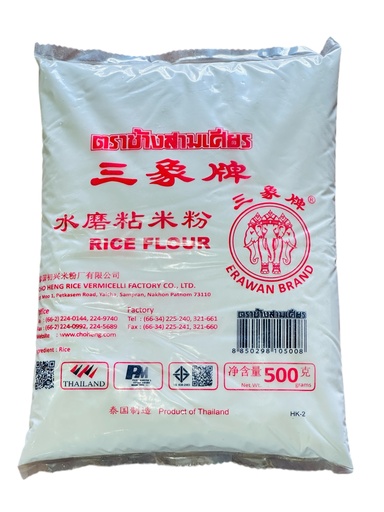 [zmf] Erawan Brand Rice Flour 500g 三象水磨粘米粉