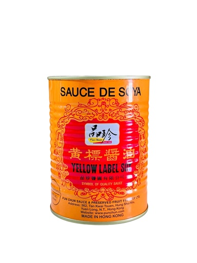 [PZHBJY] Pun Chun Yellow Label Soy Sauce 473ml 品珍黄标酱油16oz