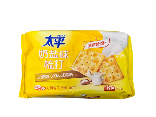 [TPNYSDBG] TP Salty Soda Biscuits 400g 太平加钙奶盐梳打饼干