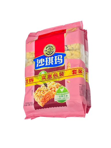 [XFJSQMZMW] XFJ Sesame Rice Puff 160g*2 徐福记芝麻沙琪玛