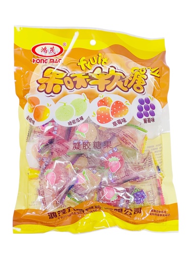 [HMGWRT] HM Mixed Fruit Flav Candy 500g 鸿茂水果杂锦软糖