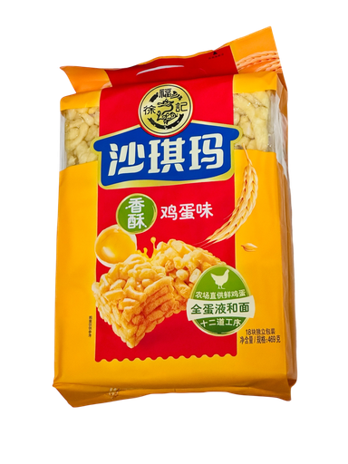 [XFJSQM] XFJ Rice Puffs 469g 徐福记鸡蛋香酥沙琪玛