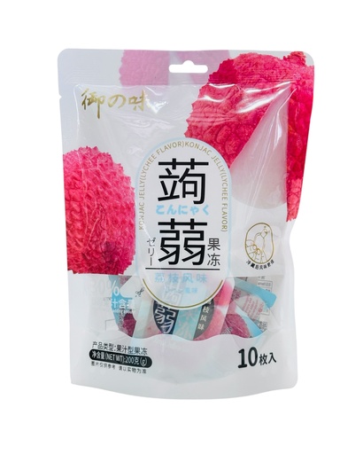 [ZSG34] YZW Lychee Flavor Jelly 200g 御之味-蒟蒻果冻荔枝风味