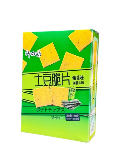 [ZSG44] YZW Seeweed Flav Potato Chips 100g 御之味土豆脆片海苔味
